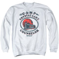 Friday The 13Th Camp Counselor Mens Crewneck Sweatshirt White