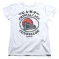Friday The 13th Camp Counselor Womens T Shirt White Officially Licensed
