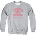 Nightmare On Elm Street Springwood High Mens Crewneck Sweatshirt Athletic Heather Officially Licensed