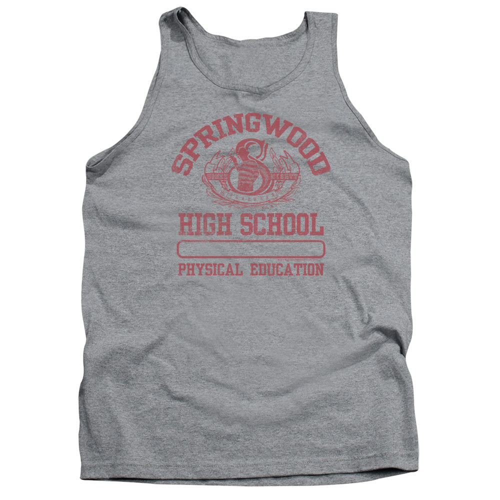 Nightmare On Elm Street Springwood High Mens Tank Top Shirt Athletic Heather Officially Licensed