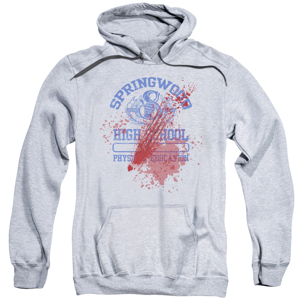 Nightmare On Elm Street Springwood High Victim Mens Hoodie Athletic Heather Officially Licensed