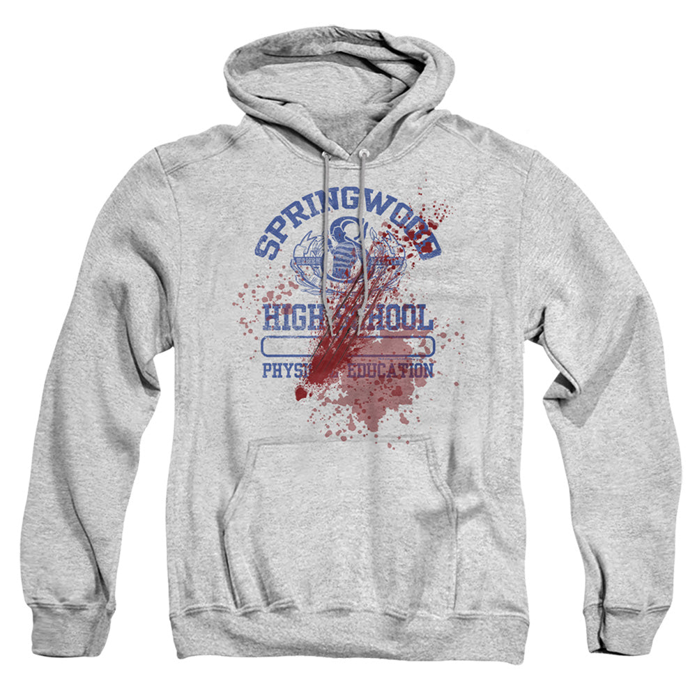 Nightmare On Elm Street Springwood High Victim Mens Hoodie Athletic Heather Officially Licensed