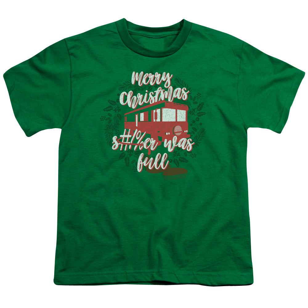Christmas Vacation It Was Full Kids Youth T Shirt Kelly Green Officially Licensed