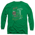 A Christmas Story Its A Major Prize Mens Long Sleeve Shirt Kelly Green Officially Licensed
