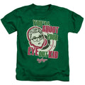 A Christmas Story You'll Shoot Your Eye Out Juvenile Kids Youth T Shirt Kelly Green Officially Licensed
