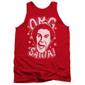 Elf Omg Santa Mens Tank Top Shirt Red Officially Licensed