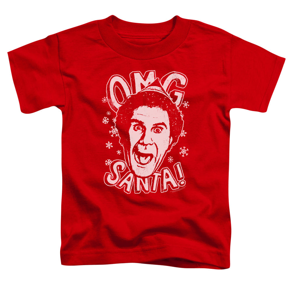 Elf OMG Santa Toddler Kids Youth T Shirt Red Officially Licensed