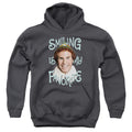 Elf Smiling Kids Youth Hoodie Charcoal Officially Licensed