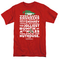 Christmas Vacation Jolliest Bunch Mens T Shirt Red Officially Licensed