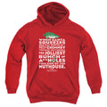 Christmas Vacation Jolliest Bunch Kids Youth Hoodie Red Officially Licensed