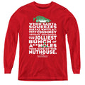 Christmas Vacation Jolliest Bunch Long Sleeve Kids Youth T Shirt Red Officially Licensed