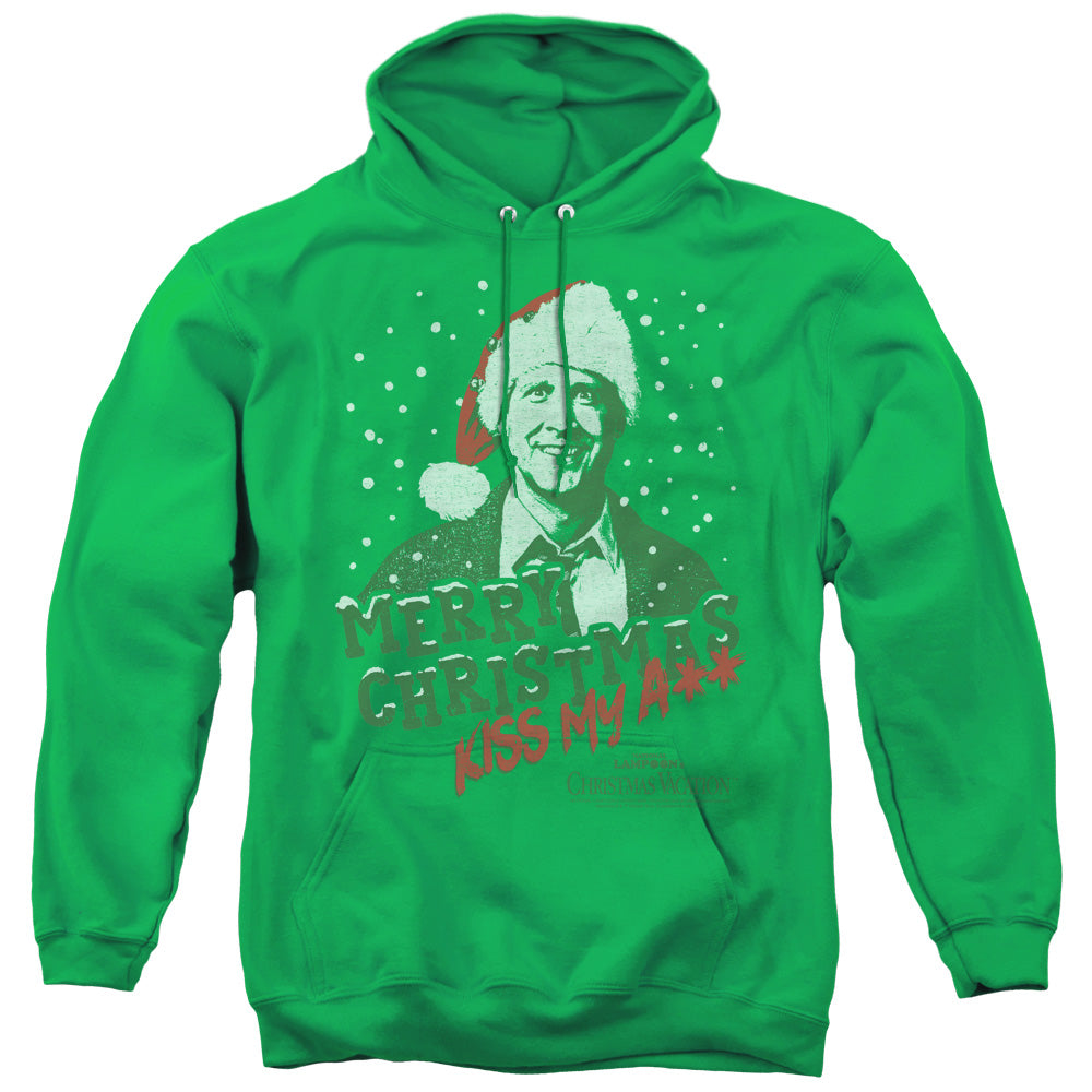 Christmas Vacation Merry Christmas Mens Hoodie Kelly Green Officially Licensed