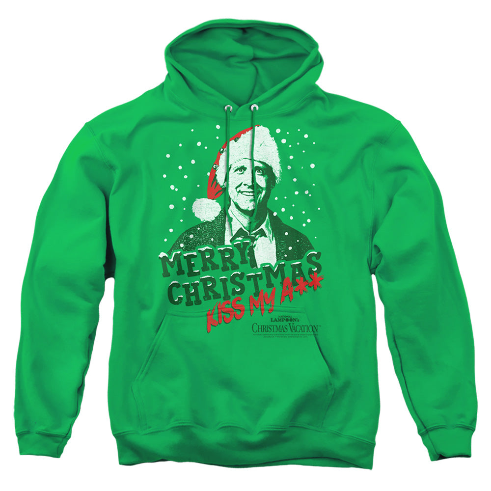 Christmas Vacation Merry Christmas Mens Hoodie Kelly Green Officially Licensed