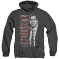 Christmas Vacation Profanities Heather Mens Hoodie Black Officially Licensed