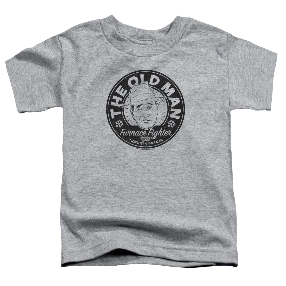 A Christmas Story The Old Man Toddler Kids Youth T Shirt Athletic Heather Officially Licensed