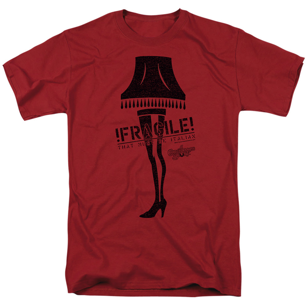 A Christmas Story Fragile Mens T Shirt Cardinal Officially Licensed