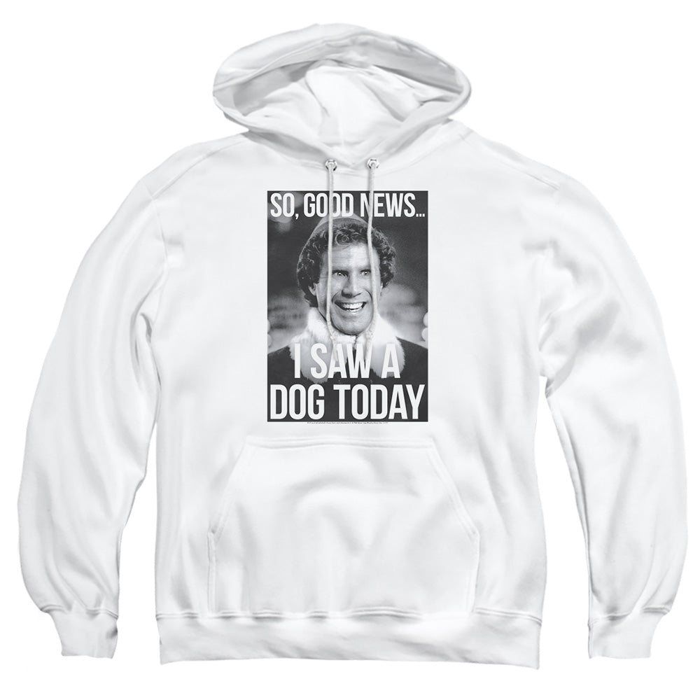 Elf Must Love Dogs Mens Hoodie White Officially Licensed