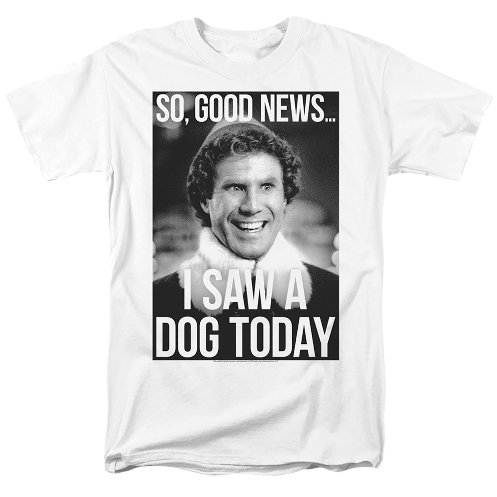 Elf Must Love Dogs Mens T Shirt White Officially Licensed