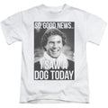 Elf Must Love Dogs Juvenile Kids Youth T Shirt White Officially Licensed