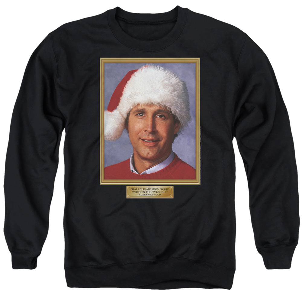 Christmas Vacation Hallelujah Mens Crewneck Sweatshirt Black Officially Licensed