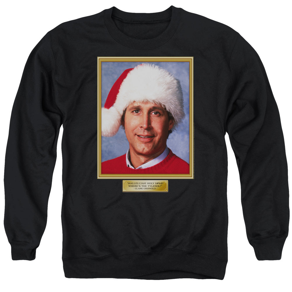 Christmas Vacation Hallelujah Mens Crewneck Sweatshirt Black Officially Licensed