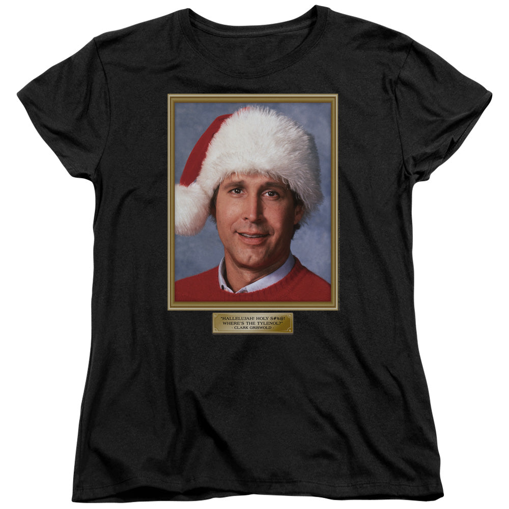 Christmas Vacation Hallelujah Womens T Shirt Black Officially Licensed