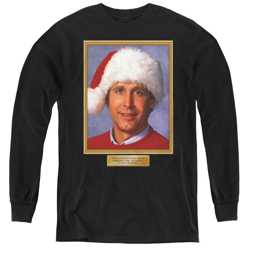 Christmas Vacation Hallelujah Long Sleeve Kids Youth T Shirt Black Officially Licensed