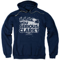 Christmas Vacation You Serious Clark Mens Hoodie Navy Blue Officially Licensed