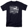 Christmas Vacation You Serious Clark Mens T Shirt Navy Blue Officially Licensed