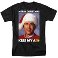 Christmas Vacation Merry Kiss Mens T Shirt Black Officially Licensed