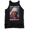 Christmas Vacation Merry Kiss Mens Tank Top Shirt Black Officially Licensed
