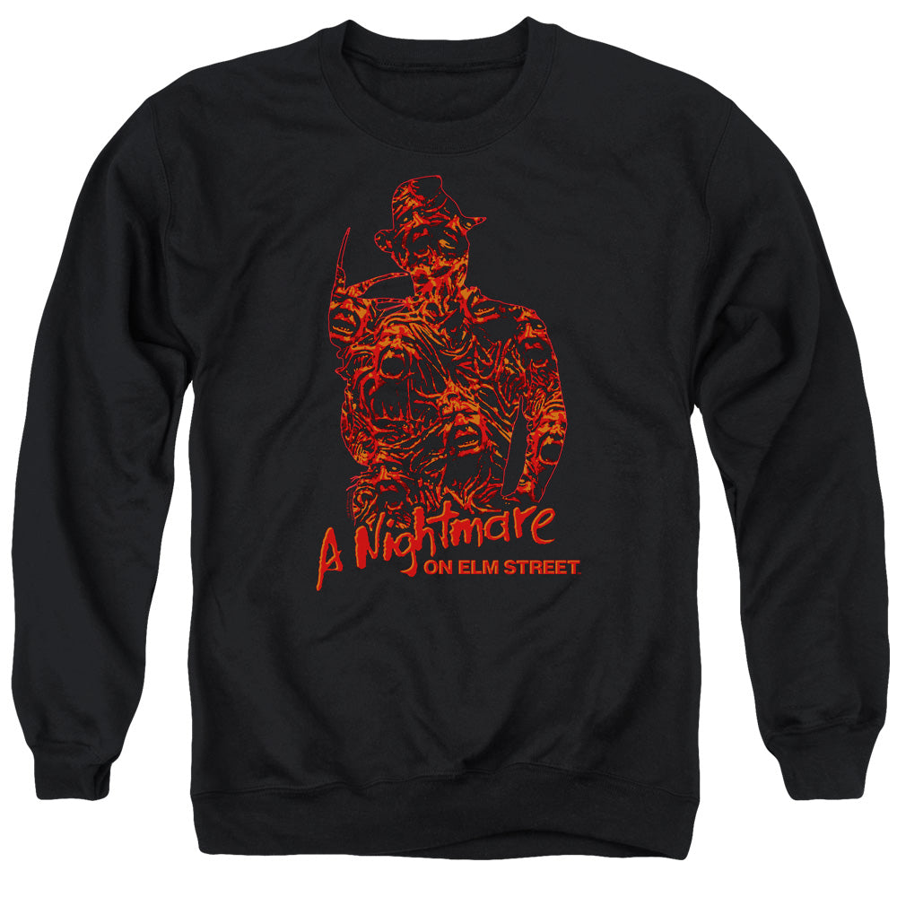 Nightmare On Elm Street Chest Of Souls Mens Crewneck Sweatshirt Black Officially Licensed