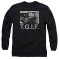 Friday The 13Th Tgif Mens Long Sleeve Shirt Black Officially Licensed Officially Licensed