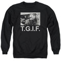 Friday The 13Th Tgif Mens Crewneck Sweatshirt Black