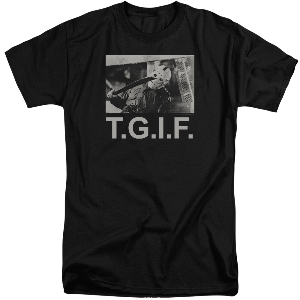 Friday The 13Th Tgif Mens Tall T Shirt Black Officially Licensed