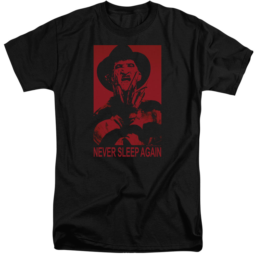 Nightmare On Elm Street Never Sleep Again Mens Tall T Shirt Black Officially Licensed