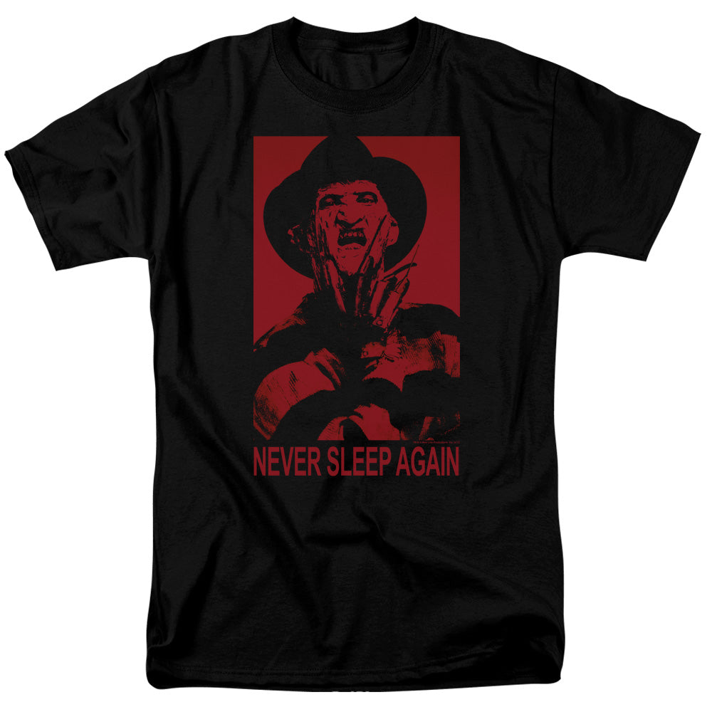 Nightmare On Elm Street Never Sleep Again Mens T Shirt Black Officially Licensed