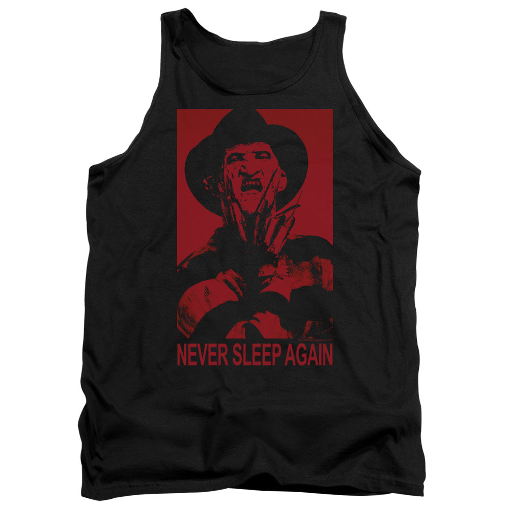 Nightmare On Elm Street Never Sleep Again Mens Tank Top Shirt Black Officially Licensed