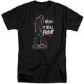 Friday The 13Th I Wish It Was Friday Mens Tall T Shirt Black Officially Licensed