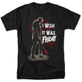 Friday The 13Th I Wish It Was Friday Mens T Shirt Black Officially Licensed