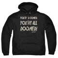 Friday The 13Th Doomed Mens Hoodie Black Officially Licensed