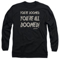Friday The 13Th Doomed Mens Long Sleeve Shirt Black Officially Licensed Officially Licensed