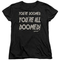 Friday The 13th Doomed Womens T Shirt Black Officially Licensed