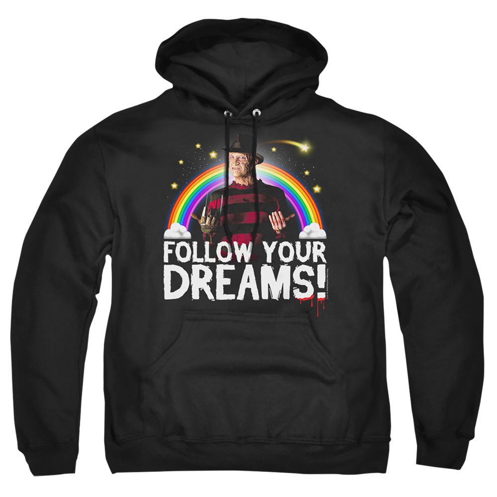 Friday The 13Th Follow Your Dreams Mens Hoodie Black Officially Licensed