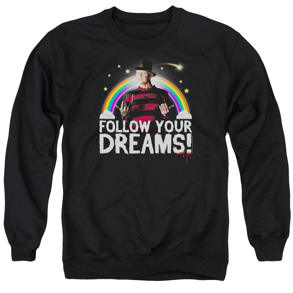 Friday The 13Th Follow Your Dreams Mens Crewneck Sweatshirt Black