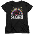 Friday The 13th Follow Your Dreams Womens T Shirt Black Officially Licensed