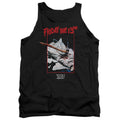 Friday The 13Th Axe Poster Mens Tank Top Shirt Black Officially Licensed