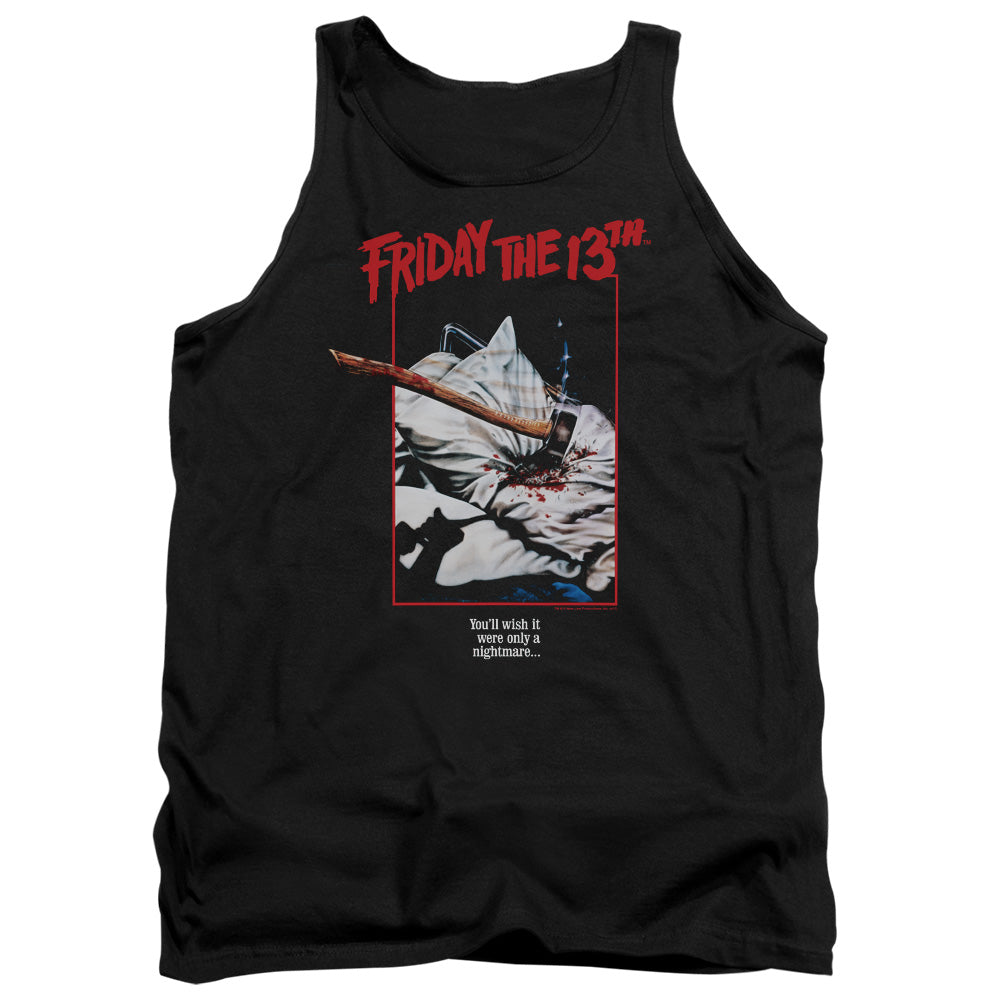 Friday The 13Th Axe Poster Mens Tank Top Shirt Black Officially Licensed