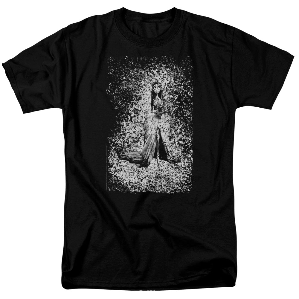 Corpse Bride Bird Dissolve Mens T Shirt Black Officially Licensed