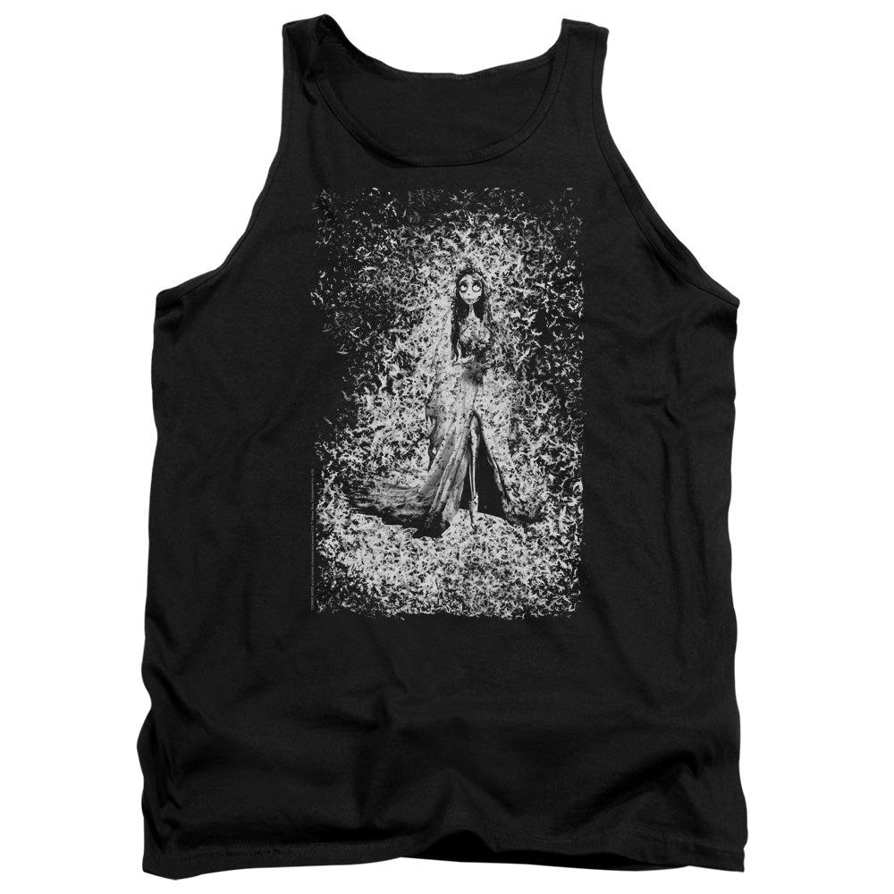 Corpse Bride Bird Dissolve Mens Tank Top Shirt Black Officially Licensed